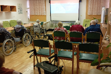 Promítání cestopisu o Beskydech