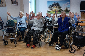 Cvičení a felinoterapie - 7